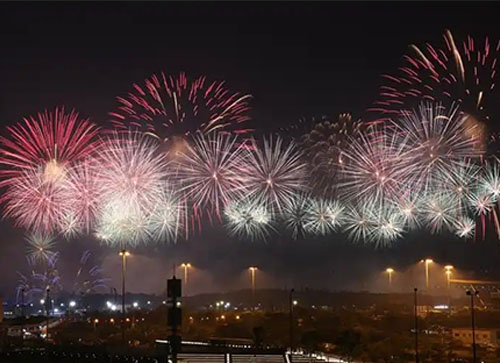 噶尔县焰火晚会